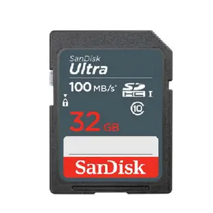 SanDisk 16GB 32GB 64GB ULTRA SD C10 記憶卡 100MB/S 原廠公司貨 16G SDHC【APP下單最高22%點數回饋】