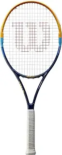 Wilson Profile Adult Recreational Tennis Racket - Blue/Orange