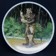 Knowles Wizard of Oz Collector Plate #4 If I Were King Cowardly Lion 8.5" COA