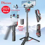 FANGTUOSI AI face tracking Tripod for Smartphone Stabilizer 360 Auto Rotation Fo