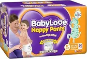 BabyLove Nappy Pants for 12-17 kg Toddler (Pack of 50)