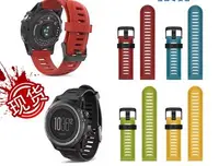 在飛比找Yahoo!奇摩拍賣優惠-超值代用 Garmin Fenix 3 運動智慧錶錶帶代用膠