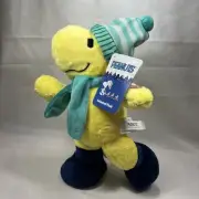 Animated Plush Ice Skating Woodstock Peanuts Snoopy w/Hat & Scarf 2023