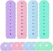 Silicone Key Cap Covers, Plastic Tags Labels House Key Identifiers Key Coding Ring Key Caps Covers,Key Tags Identifiers Key Coding Rings Rubber Key Covers Key Identifiers Covers Key Caps Covers (48)
