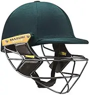 Masuri E Line Titanium Cricket Helmet - Green (2022) - Senior Medium