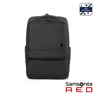 Samsonite RED 新秀麗 筆電後背包/電腦包/雙肩包15.6吋 WAVELEY 輕量尼龍抗菌商務(黑/藍)