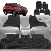 6D Diamond Car Floor Mats for Toyota Prado 2013-Current-Ultimate Set-Black-Outback GT