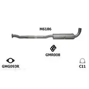 Redback Mufflers Bolt-On to suit Comm Vp V8 Wagon FM - M6186