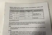 Tuttnauer Sterilizer Instruction Sheet - Laminated MAN205-0019-000E-C