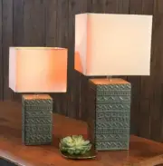 SKYLAR SQUARE Table Lamp by HomArt, NEW, BRAND NEW, LAMP, TABLE LAMP, HOMART