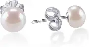 [limerencia] Pearl Earrings Hypoallergenic Pure Ttitanium Studs Handpicked White Freshwater Cultured G23 Implant Grade Piercing