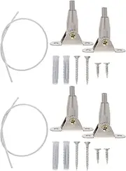 ORFOFE 2Sets Tip Furniture Anchors for Bookcase and Cabinets Durable Wall Straps Earthquake Safety Straps Furniture Wall Anchor Kit for Proofing and Home Safety