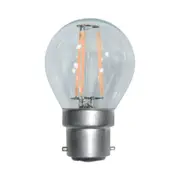 LED Filament Globe SBC 240V 4W Glass 2700K - VBLF-4W-SBC-DIM