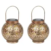 2 Pack Solar Warm White IP55 Hanging Garden Decoration K7Z84773