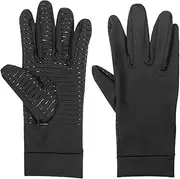 [Parliky] Fiber Spandex Non-Slip Gloves Elastic Full Finger Compression for Sports Fitness Cycling