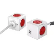 ALLOCACOC Powercube 4 Outlets Extended USB Surge Protector with 2x USB - 3m -
