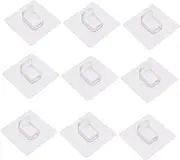 DECOMELODY 24pcs Strong Adhesive Shelf Supports Reusable No Punching for Cabinets Bookshelves Closets
