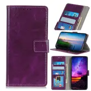 For iPhone 11 Pro Case, Wild Horse PU Leather Wallet Cover, Purple