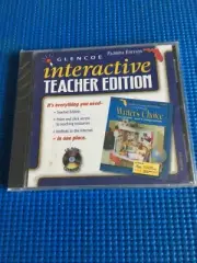 Sealed New CD ROM Cd-Rom Glencoe Interactive Teacher Florida Edition Writers