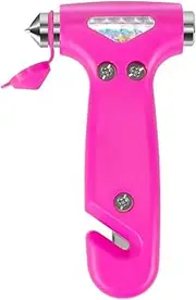 Car Glass Breaker | 2-in-1 Lifesaving Glass Breaker | Life Saving Tool with High Hard Tungsten Steel Tip for Car Glass