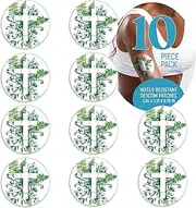 Dexcom G6 Precut Watercolour Cross Design Adhesive Patches - 10 Pack