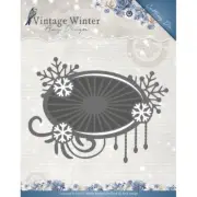 VINTAGE WINTER Snowflake Die Cutting Die Find It Trading Amy Design ADD10124 New