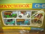 MATCHBOX MODELS OF YESTERYEAR G-5 FAMOUS CARS OF YESTERYEAR GIFT SET 1969 LESNEY