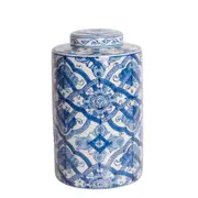 Belle Ula Porcelain Lidded Jar - Tall Large