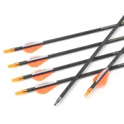 Spine 300 350 400 500 600 700Pure Carbon Arrow 28 30inch ID6.2mm Removable Arrow