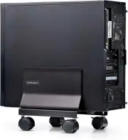 Computer Tower Cart, Rolling Mobile CPU Caddy on Wheels, Max Load 46.3Lb/21Kg, A