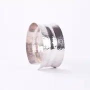 Sterling Silver Bracelet Hammered Cuff, Bracelet Cuff Handmade Bracelet