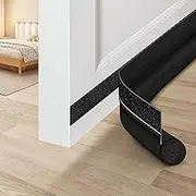 MAXTID Front Door Draft Stopper 36" Black Door Soundproofing Seal Strip Front Door Sealers for Bottom of Door