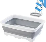 Rukjmqi Foot Bath Basin,Folding Pool Foot Tub - Feet Soaking Bucket Pool Accessories for Adults Kids Pedicure Home Travel Camping Beaches Outdoor Hot Water Salon