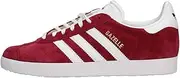 [adidas] Unisex Gazelle Shoes, Black/White/Gold Metallic, 6 US Men / 7 US Women