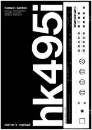 Harman Kardon HK495I Receiver Owners Manual