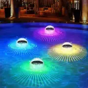 Solar Floating Pool Lights Waterproof Multi Color Changing LED Globe Night Light