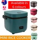 1.2L Mini Rice Cooker Portable Non Stick Cooking Pot Steamer Travel Soup