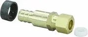 Viega 46331 PureFlow Zero Lead Brass PEX Crimp Lav Adapter with 1/2-Inch by 1/4-Inch Crimp x Lav