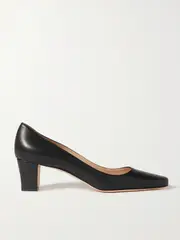 [Manolo Blahnik] Manolo Blahnik - Okkatopla 50 Leather Pumps - Black - IT40 IT 40 Black
