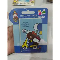 在飛比找蝦皮購物優惠-熊大Hello Kitty兜風趣悠遊卡。