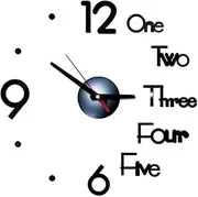 Wall Clock,Numerals Clocks,Wall Clock DIY Digital Wall Clock 3D Mirror Surface Sticker Silent Acrylic Clock Home Office Decor Wall Clock for Bedroom Living Room Decor