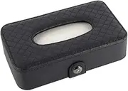 Multi-Function Tissue Box, Leather Drawer Chair Strap with Napkin Holder Paper Container 21 X 12.5 cm