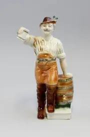 9942347 Porcelain Figurine Gambrinus King of Beer Wagner&apel H19cm