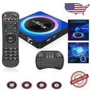 Android TV Box 13.0 - 4GB RAM, 64GB ROM, 8K Streaming & Mini Keyboard Included