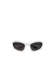 Balenciaga Eyewear Bat Frame Sunglasses 59 White
