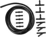 Gatuida Sets Car Windshield Washer Hose Repair Kit Sturdy Connector and Nozzle Set for Smooth Water Spray Glass