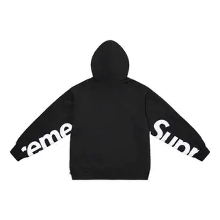 Supreme Cropped Panels Hooded Sweatshirt 連帽長袖 帽T 黑 SUP-452 現