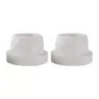 2PCS Inground Pool Ladder Bumpers Pool Ladder Rubber End Caps Pool Ladder