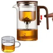 Enchanti Tea Pot, Witchcraft Magic Glass Teapot with Infuser Strainer and Lid...