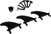 3X Soft Top Surfboard Fins Surf Board Fin Screws Summer Replacement with Wrench Beach with Fin Screw for Water Sports Stand up Paddle Boards